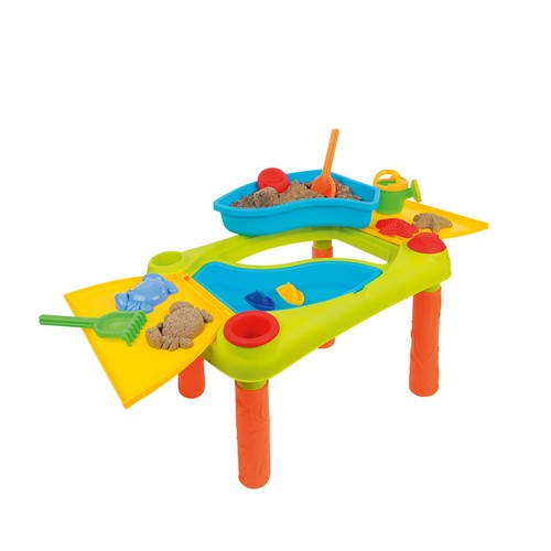 Sand and water - and, table