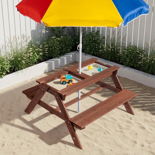 Kids picnic table - kids, sand