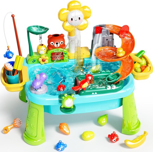 Sand water table - water, with